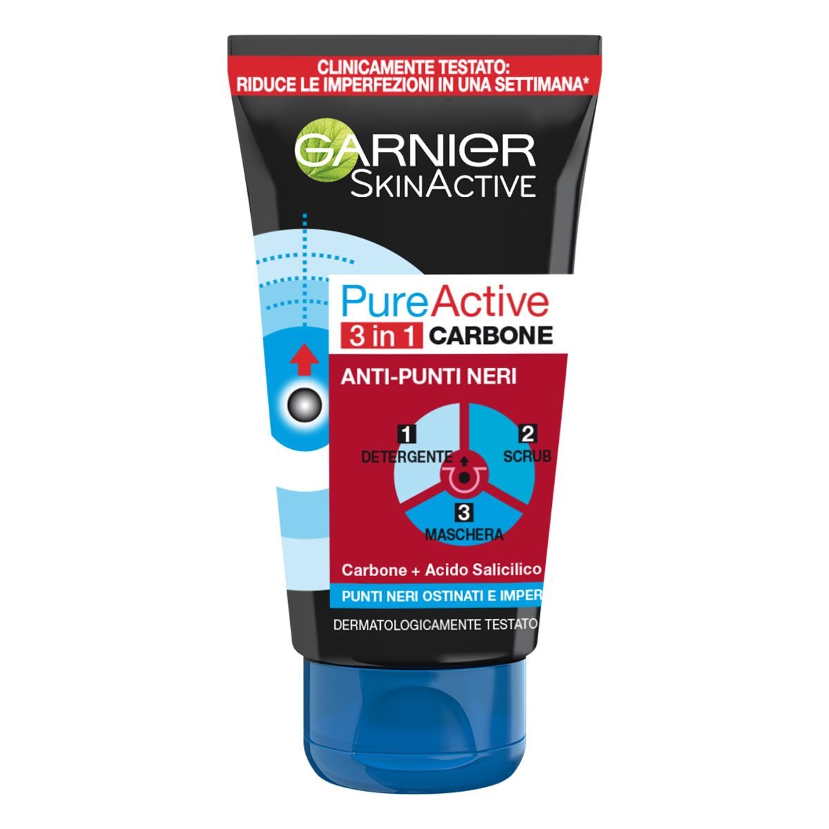Image of Garnier SkinActive - 3 in 1 Carbone 150 ml