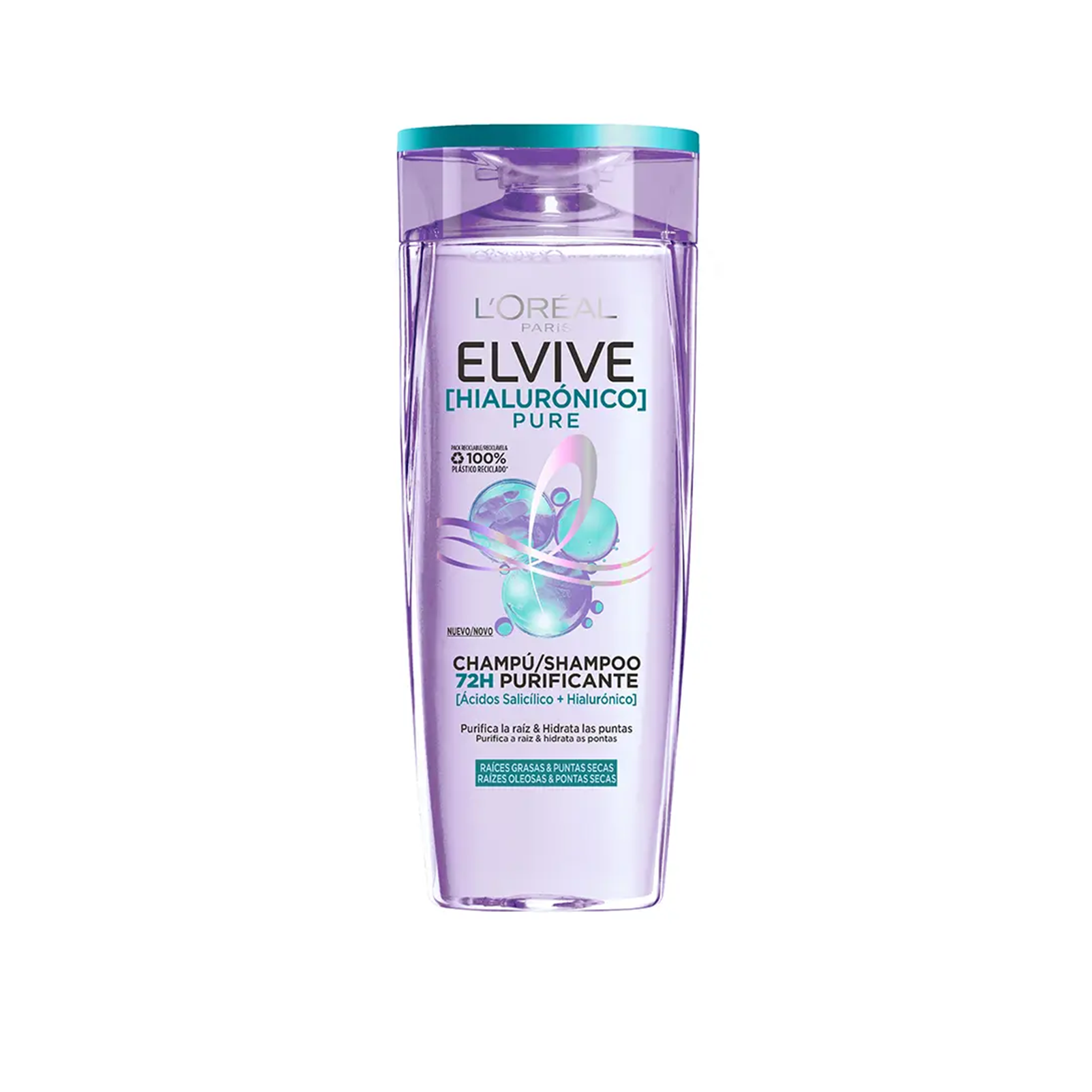 Image of L'Oréal Elvive Shampoo Purificante 72H - 400 ml