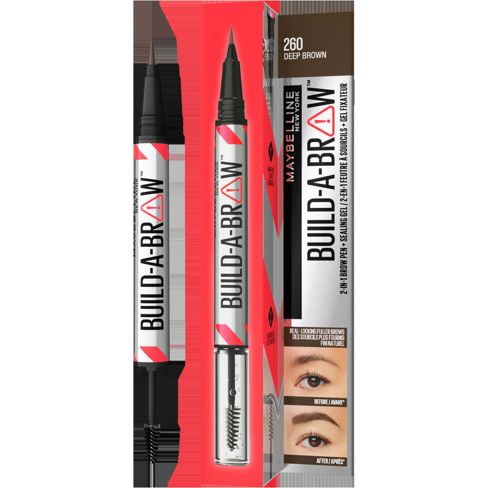 Image of Maybelline - Build a Brow - 260 - Deep Brown