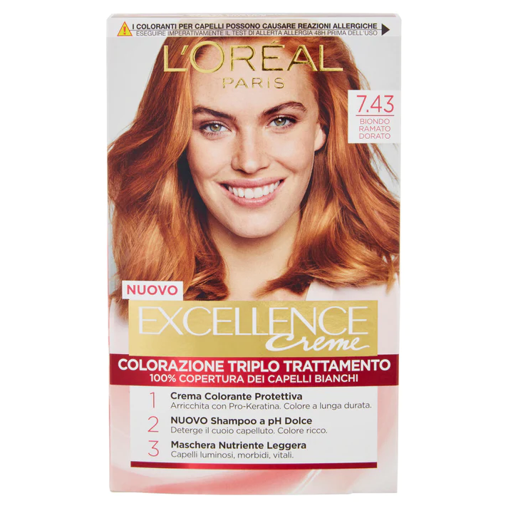 Image of L'Oréal - Colorazione triplo trattamento 7.43