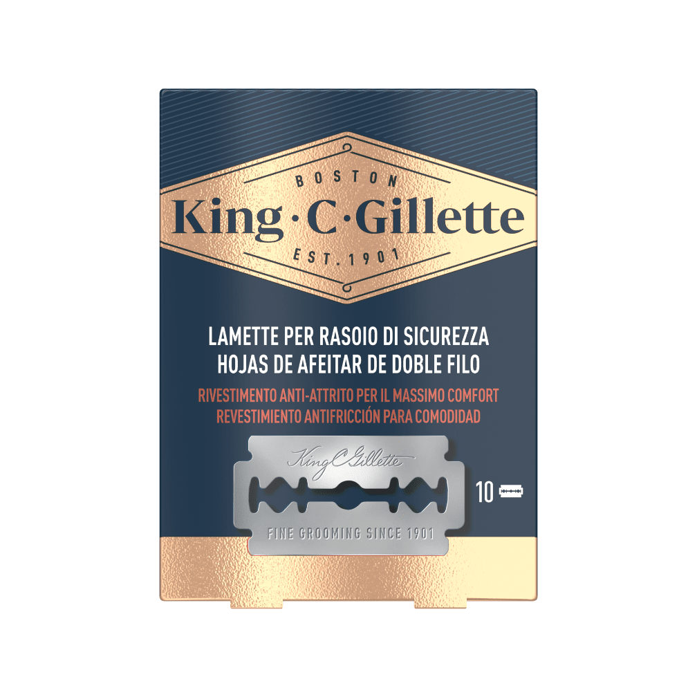 Image of King C Gillette - Lamette per rasoio di sicurezza