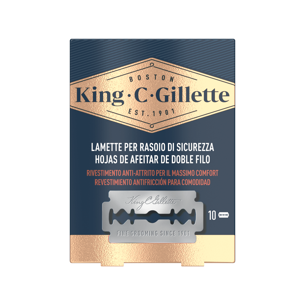 Image of        King C Gillette - Lamette per rasoio di sicurezza