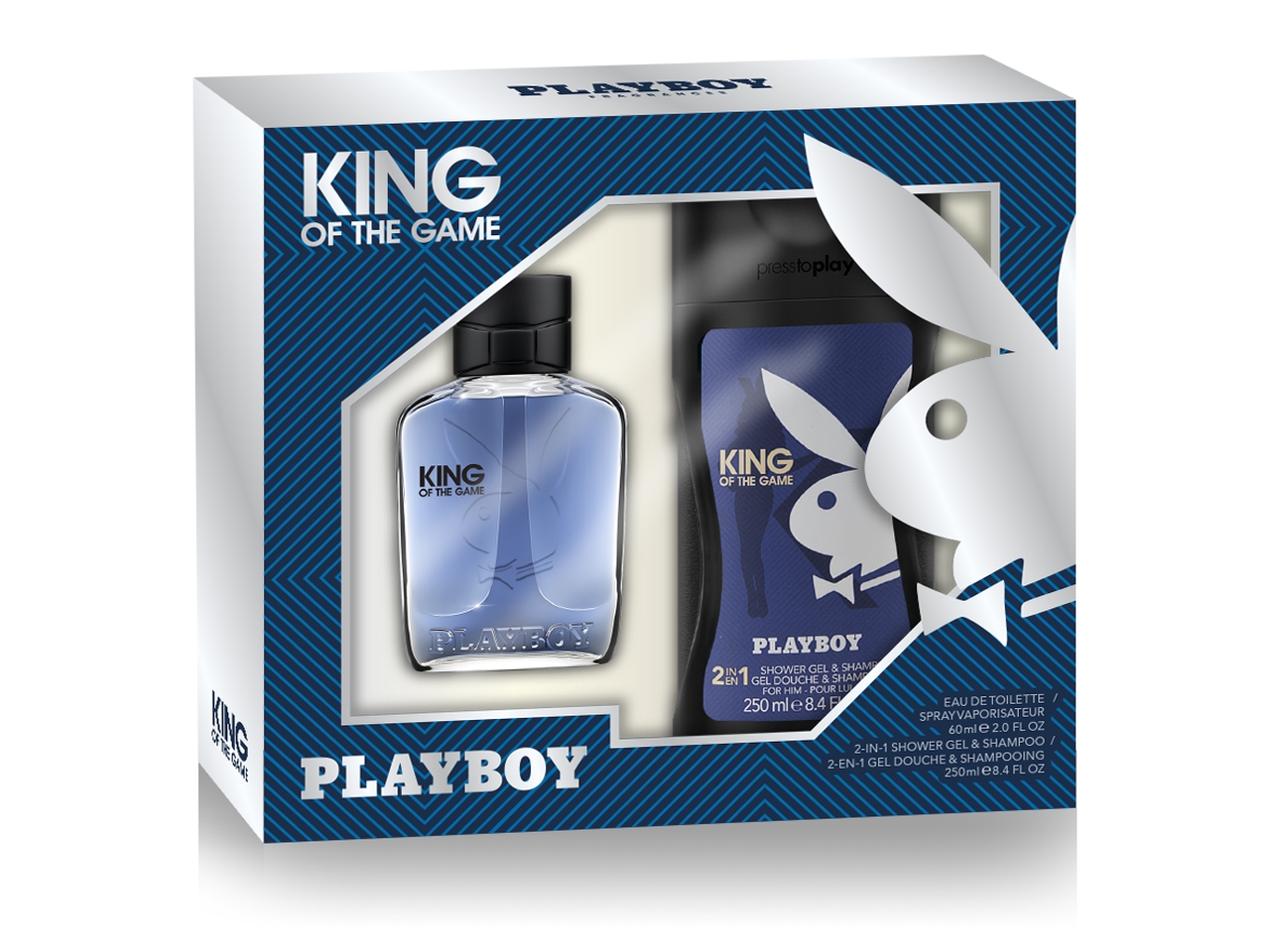 Image of Cofanetto Playboy - King of the game - EDT 60 ml