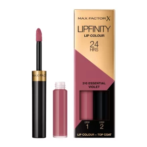MaxFactor_FY20H2_Lipfinity-Lip-Colour_Packshot_Group_310-Essential-Violet_CMYK_LowRes