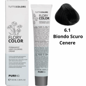 Puring - Flory Color Tintura 6.1 Biondo scuro cenere