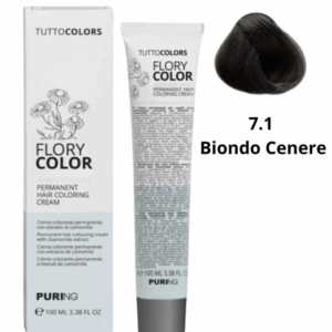Puring - Flory Color Tintura 7.1 Biondo cenere