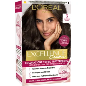 L'Oréal Colorazione triplo trattamento - 3 Castano scuro
